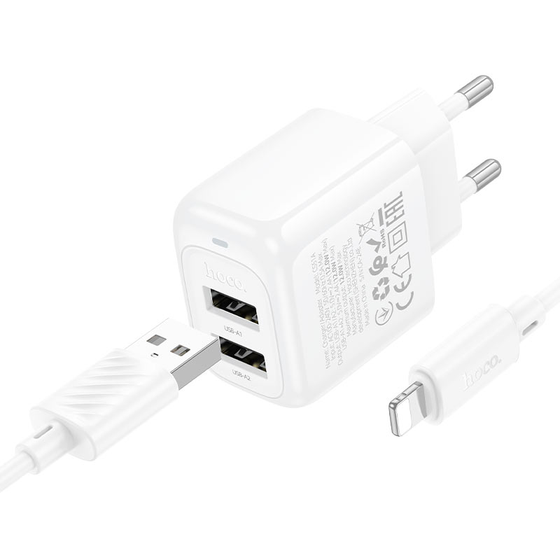 Dual port charger set